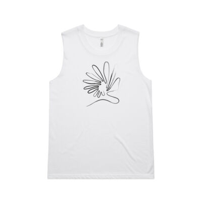 'Breathe' Women's Upside Tank (Charcoal) Thumbnail