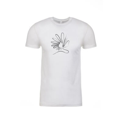 'Breathe' Men's Fitted Tee (Charcoal) Thumbnail