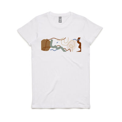 'Life is Messy' Women's Maple Tee Thumbnail